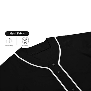 Maillots de baseball en polyester premium avec contrôle avancé de la transpiration, canaux d'aération stratégiques pour une régulation optimale de la température - Product Image 5