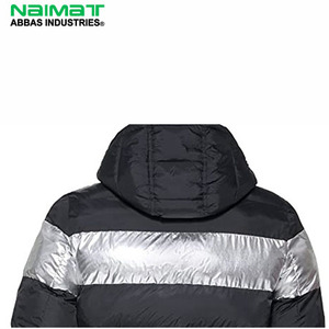 Stand Collar Bomber Puffer <b>Jacket</b> <b>Men</b> No Hood Ribbed Cuff Classic Casual Quilted <b>Flight</b> <b>Jacket</b> Warm Padded Coat - Product Image 1