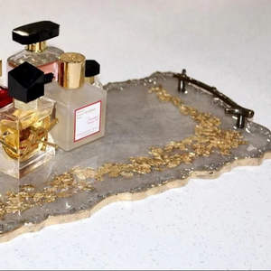 Molde cuadrado redondo para bandeja, utilizado para manualidades de resina epoxi, bandejas de joyería, decoración del hogar. - Product Image 5