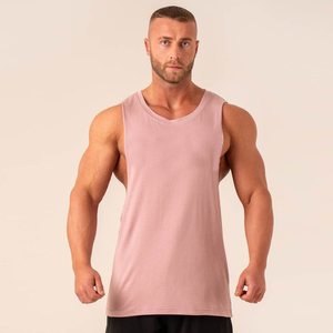 Soft Comfort Gym Stinger <b>Vest</b> Spandex Cotton Breathable Sleeveless <b>Stringer</b> Tank OEM Private Label Factory Anti-Pilling Quick - Product Image 1