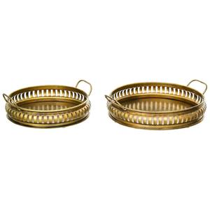 New Single-Tier Round Gold serving <b>Tray</b> Luxury Metal Gold Standing <b>Perfume</b> Jewelry Spices Food Kitchen Hotel and Living Room Use - Product Image 4
