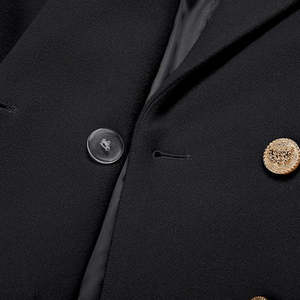 Abrigo Largo Ajustado para Mujer, Tejido Vintage, Impermeable, con Bolsillos Delanteros, Cómodo, Informal, para Invierno, Superventas - Product Image 4