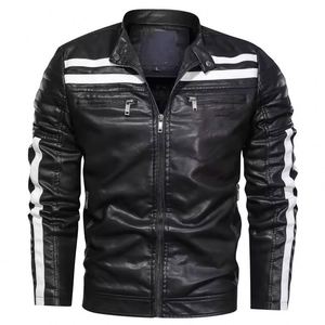 Chaqueta de cuero para motociclistas al por mayor, chaqueta de cuero oversize para hombre, chaqueta de motociclista de alta visibilidad para exteriores, chaqueta de cuero de seguridad para motocicleta - Product Image 3