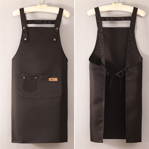 ผ้ากันเปื้อนทำงานหนังแท้แบบ unisex ปรับสายผูกคอได้ สะดวกสบายสำหรับครัวและโรงงาน แห้งเร็ว ระบายอากาศได้ดี - Product Image 2