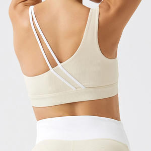 Ensemble de yoga pour femmes de haute qualité, leggings taille basse, soutien-gorge de sport, vêtements de sport, tenue de gym, vêtements de fitness, ensemble 2 pièces uni - Product Image 3