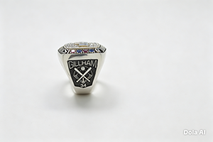 Bague de championnat personnalisée en acier inoxydable moderne pour les équipes de baseball et de softball / Bague de récompense sportive OEM ODM - Product Image 3