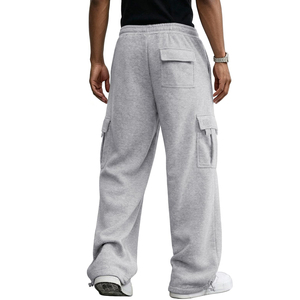 Mens Stylish Cargo <b>Jogger</b> Sweatpants <b>Slim</b> Fit Cotton Blend Track Pants With Side Utility Pockets Comfortable Casual Sportswear - Product Image 6