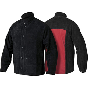 Vêtements de protection robustes, vêtements de sécurité, vêtements de protection corporelle, vêtements d'extérieur, vestes de soudage, veste de soudage en cuir sur mesure - Product Image 1