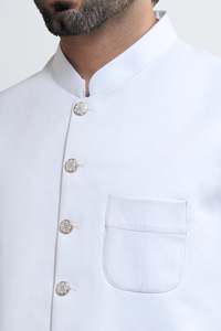Vêtements indiens et pakistanais pour hommes, ensemble shalwar kameez avec gilet, vêtements ethniques de mariage haut de gamme, tailles, couleurs et designs personnalisés, nouveau look - Product Image 4