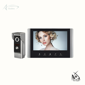 Sudex Intelligent IP Video Door <b>Phone</b> WiFi <b>Intercom</b> System 4 Wired Smart Doorbell 4.3-inch HD Camera IP66 Rainproof Night Access - Product Image 6