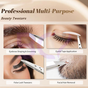 Pinzas y Depiladores de Cejas Profesionales de Acero Inoxidable de la Mejor Calidad, Duraderos y Nuevos, Herramienta para Dar Forma a las Cejas y Depilar - Product Image 2