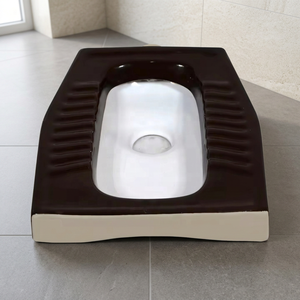 Vistaar Blue Standard Cuvette WC en céramique à double couleur, style oriental, pour salle de bain, articles sanitaires, Inde - Product Image 5