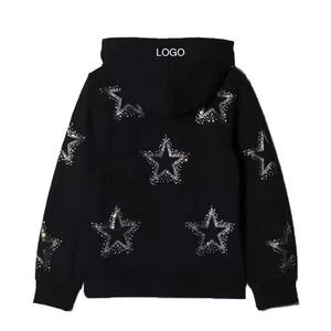 เสื้อฮู้ดดี้ผู้ชายขายส่ง ไม่มีเชือกผูก ปรับแต่งพิมพ์ลายปักโลโก้ ผ้าฝ้าย เสื้อฮู้ดดี้แบบสวมหัวสำหรับผู้ชาย - Product Image 5
