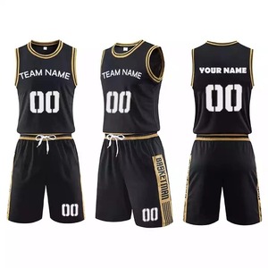 Ensemble de maillots de basket-ball personnalisés par sublimation, rouge, sans manches, uniforme d'équipe, 100% polyester, séchage rapide, adulte unisexe - Product Image 3