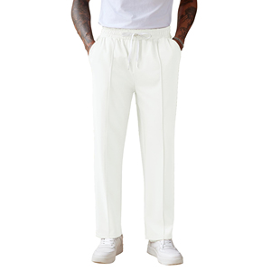 <b>Men</b> Cotton <b>Jogger</b> Sweatpants <b>Loose</b> Fit Drawstring Waist Casual Fleece Trousers Soft Breathable Training Lounge Pants Wholesale - Product Image 6