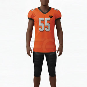 Uniforme de Fútbol Americano para Atletas, Tela de Poliéster Suave con Absorción de Sudor para Sesiones de Entrenamiento Prolongadas - Product Image 3