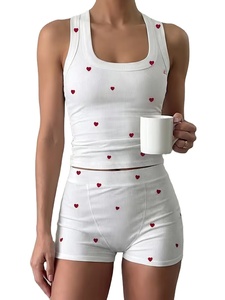 Women's 2-Piece Animal Print Sleeveless Robe Shorts Set Breathable Luxury Bamboo Microfiber Drawstring Closure Autumn Casual - Product Image 6