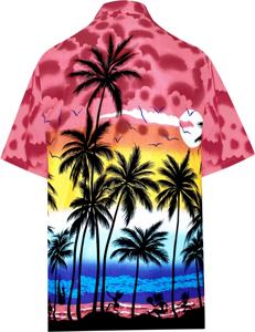 เสื้อเชิ้ตชายหาดลำลองฤดูร้อนสำหรับผู้ชายขายส่ง เสื้อเชิ้ตชายหาดแขนสั้นสำหรับวันหยุดพักผ่อน เสื้อเชิ้ตชายหาดแบบรีสอร์ท เสื้อเชิ้ตพิมพ์ลายแฟชั่นอโลฮ่าตามสั่ง - Product Image 5