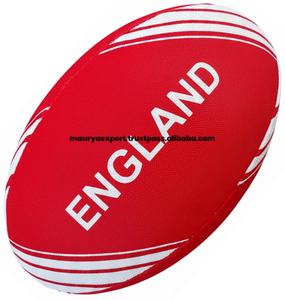BALLON DE RUGBY POUR TOURNOI avec logo de club personnalisé / Utilisation professionnelle Ballon de rugby de haute qualité directement de l'usine de fabrication - Product Image 2