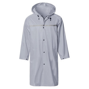 Poncho de pluie imperméable et coupe-vent à capuche pour adultes avec fermeture à boutons, vêtements de pluie pour voyages en plein air - Product Image 2