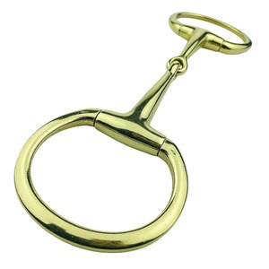 Bocado de caballo tipo snaffle hecho a mano con anillo suelto, de acero inoxidable artesanal, equipo duradero para equitación - Product Image 6