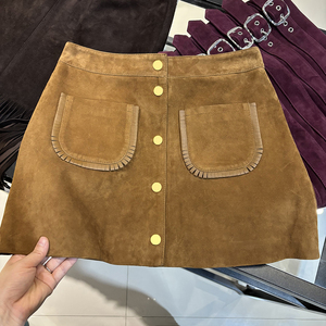 Blazer en daim noir à col Peter Pan, manches longues, simple boutonnage, veste pour femme automne, couleur unie, fermeture boutonnée - Product Image 5