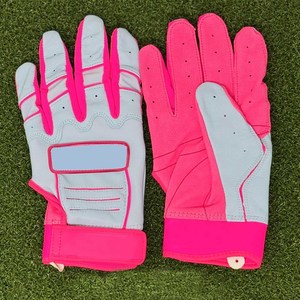 Guantes de Bateo de Béisbol Rojos, Nuevo Modelo 2026, Cierre de Gancho y Bucle, Antideslizantes, Resistentes al Desgaste, Transpirables, Diseño Popular en EE. UU. - Product Image 4