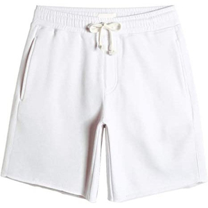 2026 New Style Custom <b>Men</b> <b>White</b> Fleece Sweat <b>Shorts</b> Cotton Polyester Drawstring Gym Training Casual Sports <b>Shorts</b> - Product Image 1