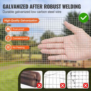 Rete Metallica Saldata Zincata a Caldo 1/4 Pollici 23 Gauge 48" X 100 Ft in Rotolo - Product Image 3
