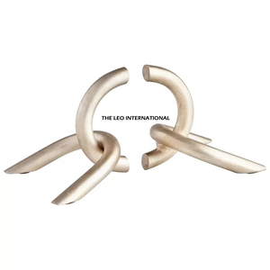Sujetalibros Decorativos de Metal Dorado, Elegantes y Resistentes, Soporte para Libros, Organización Moderna para Estanterías de Biblioteca, Diseño de Lujo para Interiores - Product Image 3