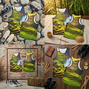 Custom Runner Tank Top OEM ODM Wholesale Quick Dry <b>Running</b> <b>Singlet</b> Manufacturer - Product Image 2