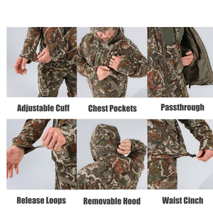 Veste de chasse réversible respirante pour homme, de haute qualité, personnalisable avec design et logo sur mesure, best-seller, vente flash - Product Image 6