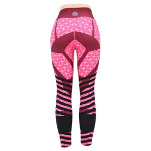 Nouveaux modèles de mode Ceinture croisée serrée de course à séchage rapide à motif solide Vêtements de sport de compression Leggings de yoga à taille élastique personnalisés OEM - Product Image 4