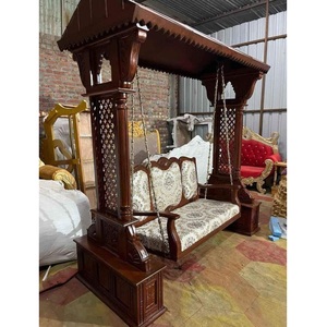 Hermosa columpio de madera, moderno, lujoso, sencillo y elegante, inspirado en la India, para decoración de bodas, a precio de mayorista. - Product Image 2