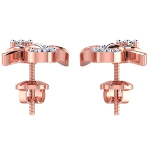 Pendientes de Diamantes Geométricos Redondos Togetherness Tribe, Diamantes Cultivados en Laboratorio en Oro de 18K, Joyería Fina para Mujer - Product Image 3