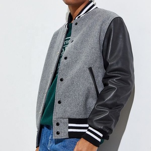 Chaqueta Letterman de Estilo Vintage Personalizada para Hombre, con Mangas de Lana, Bordados y Parches, Estilo Varsity Urbano para Invierno - Product Image 5