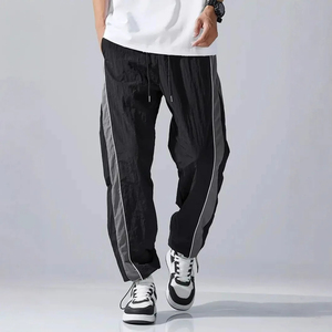 Men's Outdoor Cargo <b>Trousers</b> Loose Fit Elastic Waist Workwear Mountain Climbing Pants - Product Image 3