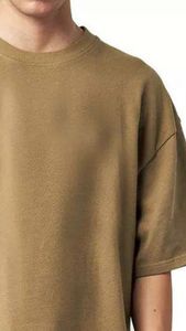 Camiseta Oversize de Algodón 100% Pesado para Hombre, Lisa, en Blanco, Estilo Urbano, Personalizable, Venta al por Mayor - Product Image 5