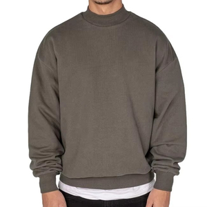 Sweat-shirts et pulls à capuche unisexes en polyester/coton épais, respirants, sportifs, à col rond, coupe ample, chauds pour l'hiver, décontractés - Product Image 1