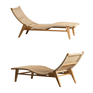 Chaises longues modernes en rotin pour jardin, transats de loisirs, mobilier de piscine, de plage et de jardin de bonne qualité - Product Image 6