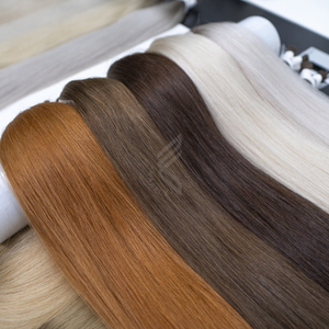 Mechones de cabello virgen europeo Ombre recto de la más alta calidad de salón Ofertas de cabello humano crudo teñido con estilo Fumi - Product Image 2