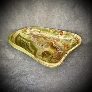 Cuenco Irregular de Ónix Verde Oscuro, Resistente al Fuego, para Cocina Moderna, Comedor, Sala de Estar, Revestimiento de Pared, Garantía de 5 Años - Product Image 1