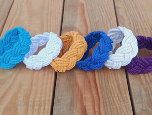 Pulsera de Náutico de Alta Calidad con Nudo Turco, Pulsera de Cuerda Trenzada Estilo Náutico para Verano - Product Image 2