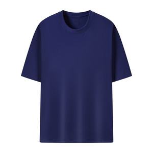 T-shirt uni élégant à manches courtes 100% coton de haute qualité, prix de gros abordable, vêtements décontractés à la mode avec logo personnalisé - Product Image 5
