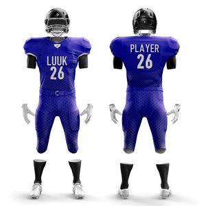 Conjunto de Uniforme de Fútbol Americano Personalizado para Jóvenes, Talla Grande, Transpirable, Antibacteriano, de Secado Rápido, que Absorbe la Humedad, 100% Poliéster - Product Image 6