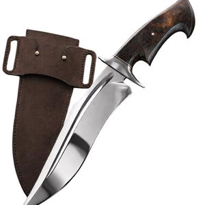 Couteau de chasse en acier inoxydable de haute qualité, couteau pliant tactique de survie pour le camping, poignée ergonomique antidérapante, aventure en plein air - Product Image 6