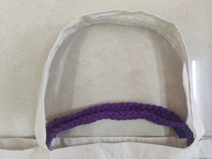 Customizable Cotton <b>Canvas</b> <b>Bag</b> for Ladies Fashion Summer <b>Bag</b> with Two Styles of Handles and Printed Colors - Product Image 5