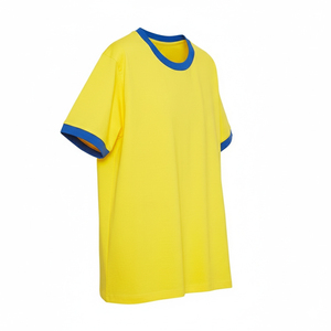 เสื้อยืดคอกลมทรงเข้ารูปพรีเมียมปี 2026 ผ้าริบเนื้อหนัก 100% คอตตอน แขนสั้น แห้งเร็ว สำหรับผู้ชาย - Product Image 4