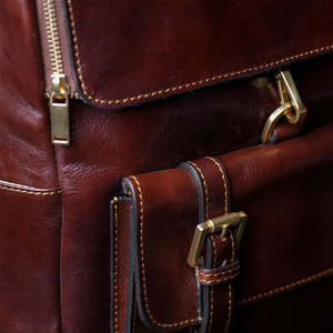 Hot Sale Waterproof <b>Leather</b> <b>Laptop</b> <b>Backpack</b> Casual Genuine <b>Leather</b> Made Multifunctional <b>Leather</b> <b>Backpack</b> - Product Image 5