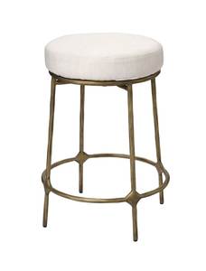 Taburete Metálico Industrial de Diseño con Acabado Elegante y Construcción de Acero Resistente para Espacios Interiores Modernos - Product Image 1